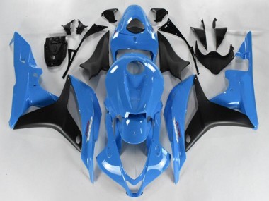 2007-2008 Light Blue Glossy Black Honda CBR600RR Motorcycle Fairing Australia