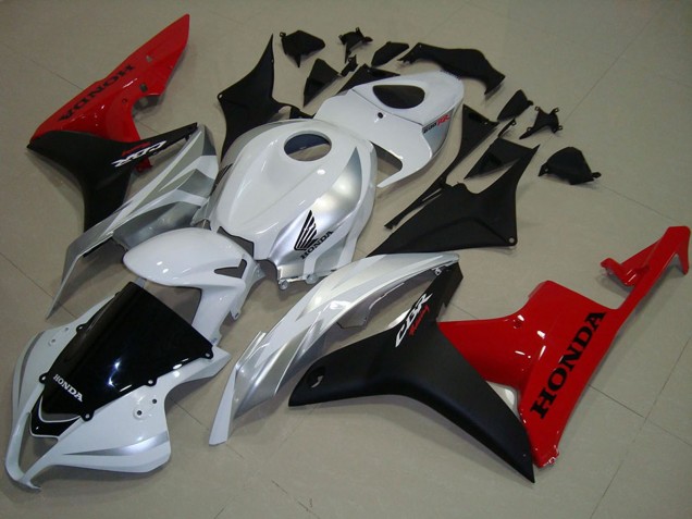 2007-2008 White Silver Red Glossy Black Honda CBR600RR Motorcycle Fairings Australia