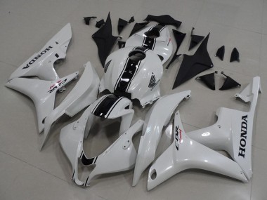 2007-2008 White Glossy Black Honda CBR600RR Motorcycle Fairing Kits Australia