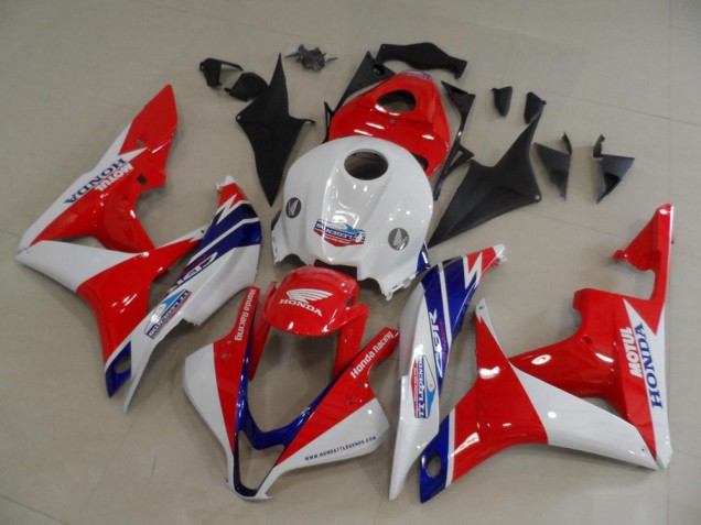 2007-2008 White Red Blue Honda CBR600RR Motorcycle Fairings Australia