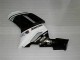2007-2008 Black White Kawasaki ZX6R Motorcycle Fairings Australia