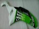 2007-2008 Green White Ninja Kawasaki ZX6R Motorcycle Fairings Australia