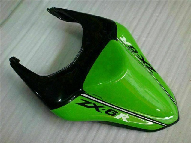 2007-2008 Green White Ninja Kawasaki ZX6R Motorcycle Fairings Australia