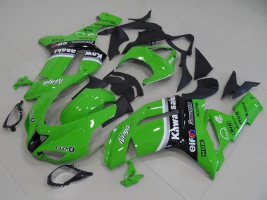 2007-2008 Green Arrow Kawasaki ZX6R Motorcycle Fairings Australia