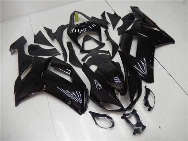 2007-2008 Glossy Black Kawasaki ZX6R Abs Motorcycle Fairing Australia