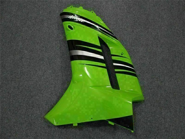 2007-2008 Green Black Kawasaki ZX6R Motorcycle Fairing Kits Australia