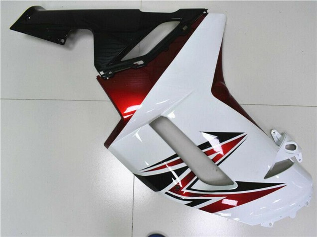2007-2008 White Black Red Kawasaki ZX6R Motorcycle Fairings Australia