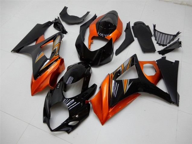 2007-2008 Orange Black Suzuki GSXR 1000 Motorcycle Fairing Australia
