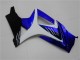 2007-2008 White Blue Black No Decal Suzuki GSXR 1000 Motorcycle Fairings Australia