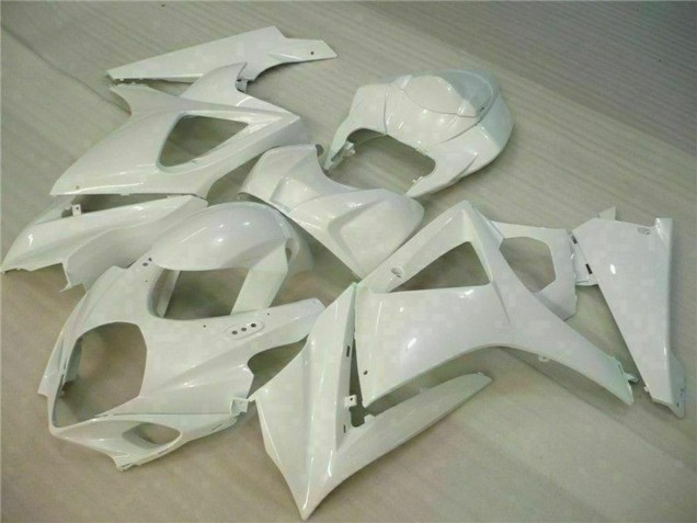 2007-2008 White Suzuki GSXR 1000 Motorcycle Fairings Australia