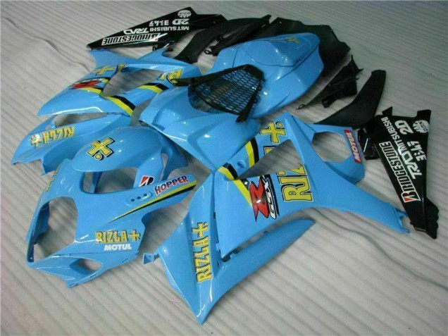 2007-2008 Blue Gold Black Rizla Suzuki GSXR 1000 Motorcycle Fairing Kits Australia