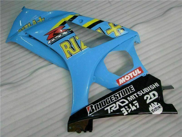 2007-2008 Blue Gold Black Rizla Suzuki GSXR 1000 Motorcycle Fairing Kits Australia