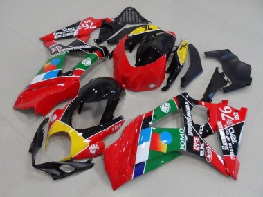 2007-2008 Red Yellow Black Blue White Green Suzuki GSXR 1000 Motorcycle Fairings Australia