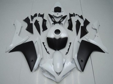 2007-2008 White Matte Black Yamaha YZF R1 Motorcycle Fairing Australia