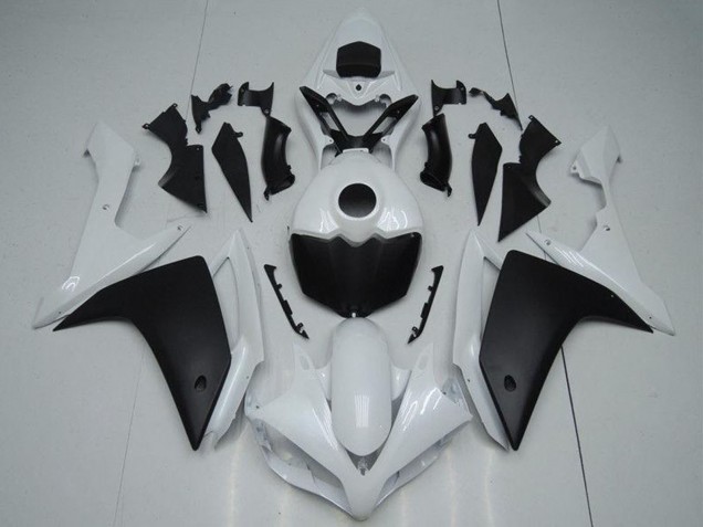 2007-2008 White Matte Black Yamaha YZF R1 Motorcycle Fairing Australia
