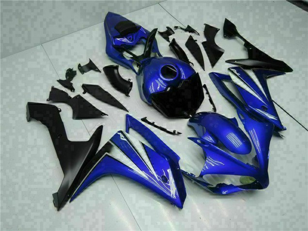 2007-2008 Blue White Black Yamaha YZF R1 Motorcycle Fairing Australia