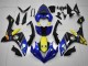 2007-2008 Blue Yellow Black Shark Yamaha YZF R1 Motorcycle Fairings Australia