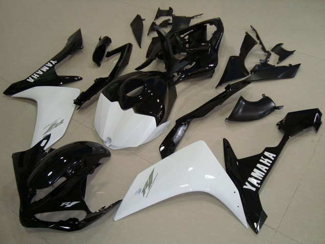 2007-2008 White Black Yamaha YZF R1 Motorcycle Fairings Australia