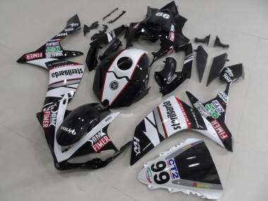 2007-2008 White Black Red Volvo Fimer Sterilgarda Yamaha YZF R1 Motorcycle Fairings Australia