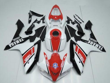 2007-2008 White Red Glossy Black Yamaha YZF R1 Motorcycle Fairings Australia