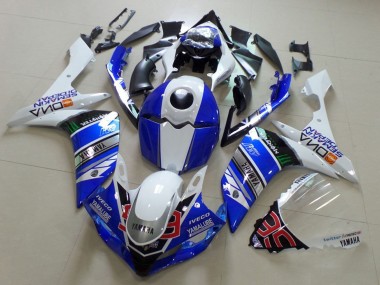 2007-2008 White Blue Black Green Monster Yamalube Yamaha YZF R1 Motorcycle Fairings Australia