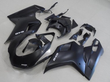 2007-2014 Matte Black Ducati 848 Motorcycle Fairing Kits Australia