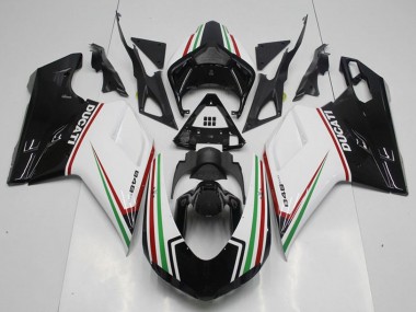 2007-2014 White Red Green Glossy Black Ducati 848 Motorcycle Fairing Kits Australia