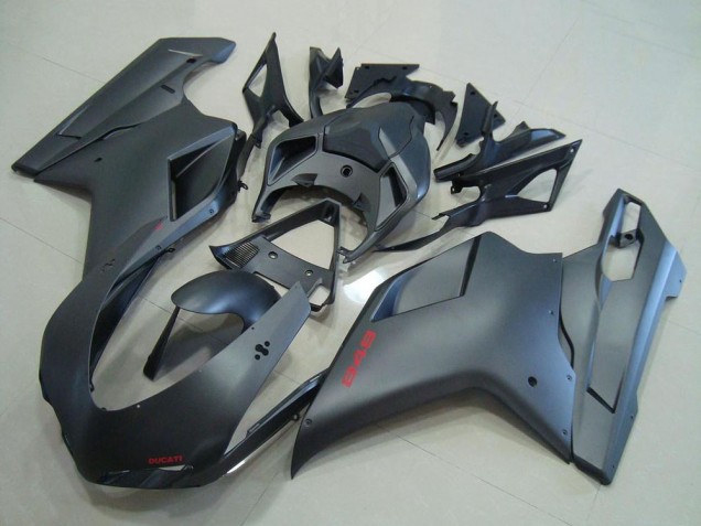 2007-2014 Matte Black Ducati 848 Motorcycle Fairing Australia