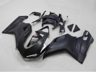 2007-2014 Matte Black Ducati 848 Motorcycle Fairings Australia