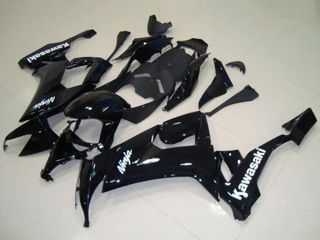 2008-2010 Glossy Black White Decal Kawasaki ZX10R Motorcycle Fairing Australia