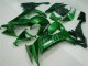 2008-2010 Glossy Black Green Flame Kawasaki ZX10R Motorcycle Fairings Australia