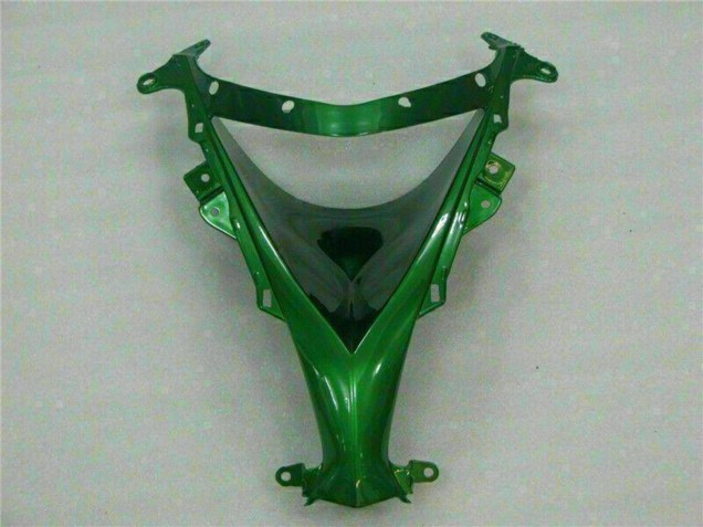 2008-2010 Glossy Black Green Flame Kawasaki ZX10R Motorcycle Fairings Australia