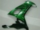 2008-2010 Glossy Black Green Flame Kawasaki ZX10R Motorcycle Fairings Australia