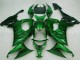 2008-2010 Glossy Black Green Flame Kawasaki ZX10R Motorcycle Fairings Australia