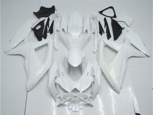 2008-2010 White Suzuki GSXR 600/750 Motorcycle Fairing Australia