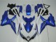 2008-2010 White Blue Suzuki GSXR 600/750 Motorcycle Fairings Australia