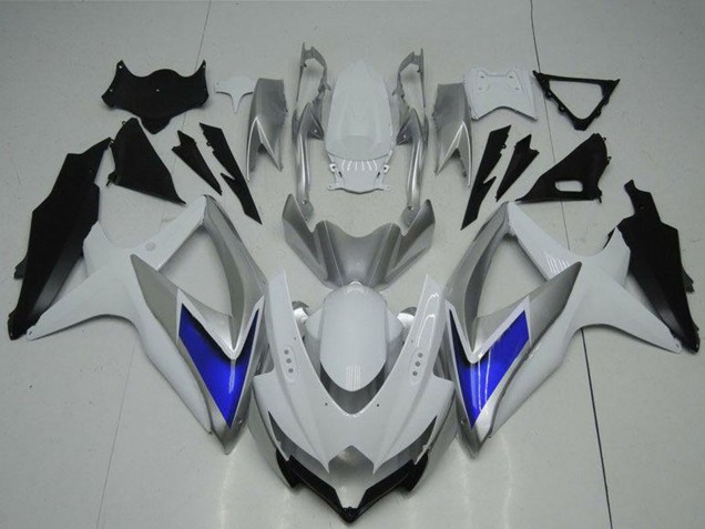 2008-2010 Silver White Blue Black Suzuki GSXR 600/750 Motorcycle Fairings Australia