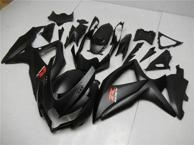 2008-2010 Matte Black Red Suzuki GSXR 600/750 Motorcycle Fairings Australia