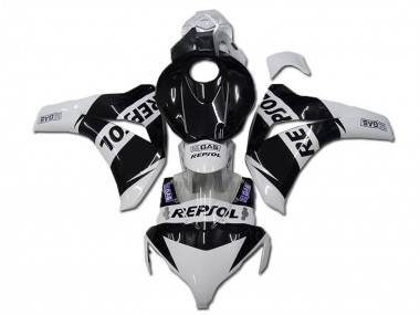 2008-2011 White Glossy Black Repsol Honda CBR1000RR Motorcycle Fairings Australia