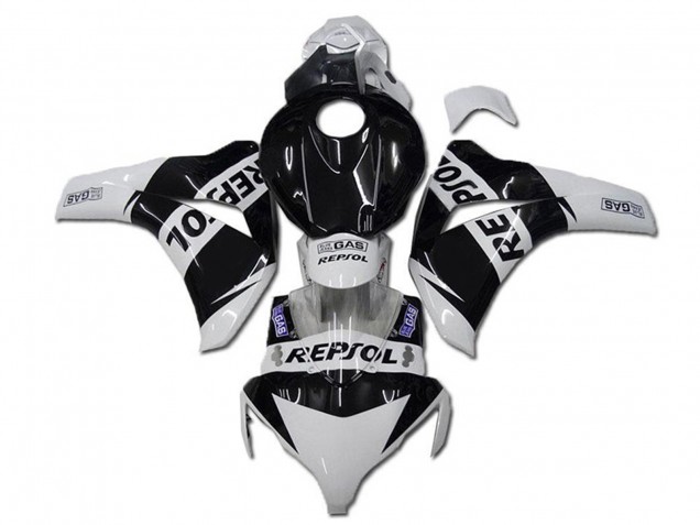 2008-2011 White Glossy Black Repsol Honda CBR1000RR Motorcycle Fairings Australia