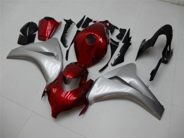 2008-2011 Silver Maroon Red Honda CBR1000RR Motorcycle Fairings Australia