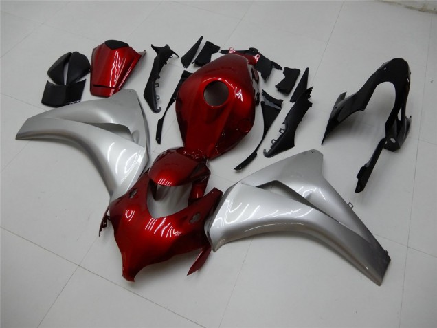 2008-2011 Silver Maroon Red Honda CBR1000RR Motorcycle Fairings Australia