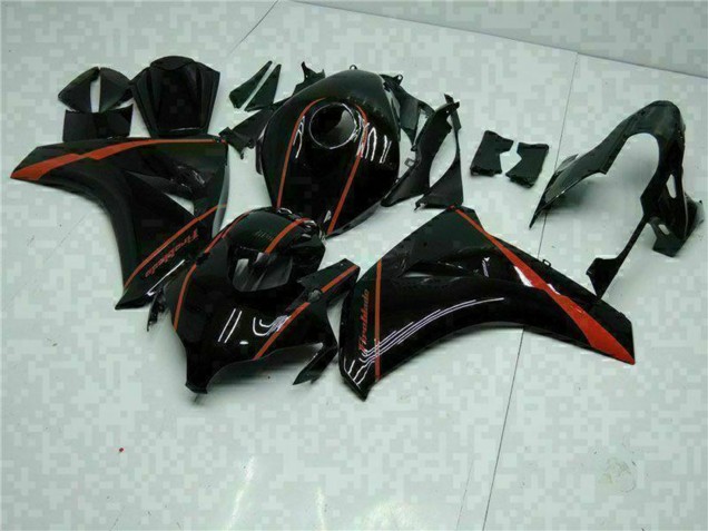 2008-2011 Glossy Black Red Honda CBR1000RR Motorcycle Fairings Australia