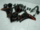 2008-2011 Glossy Black Red Honda CBR1000RR Motorcycle Fairings Australia