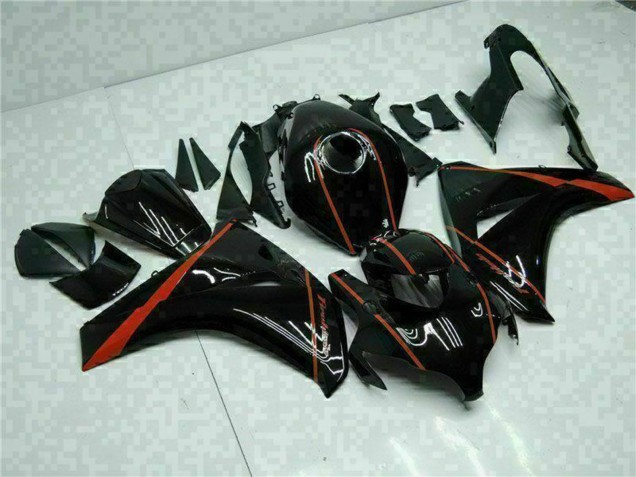 2008-2011 Glossy Black Red Honda CBR1000RR Motorcycle Fairings Australia