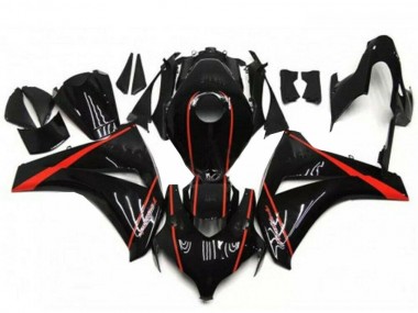 2008-2011 Glossy Black Red Honda CBR1000RR Motorcycle Fairings Australia