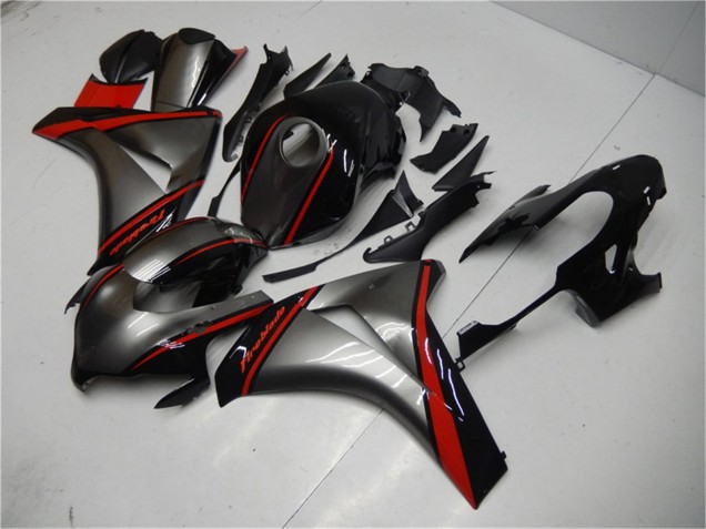 2008-2011 Grey Red Glossy Black Honda CBR1000RR Motorcycle Fairing Australia