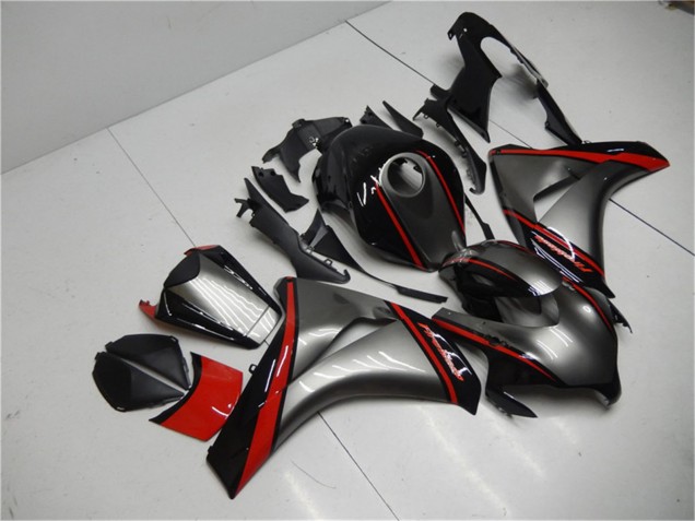 2008-2011 Grey Red Glossy Black Honda CBR1000RR Motorcycle Fairing Australia
