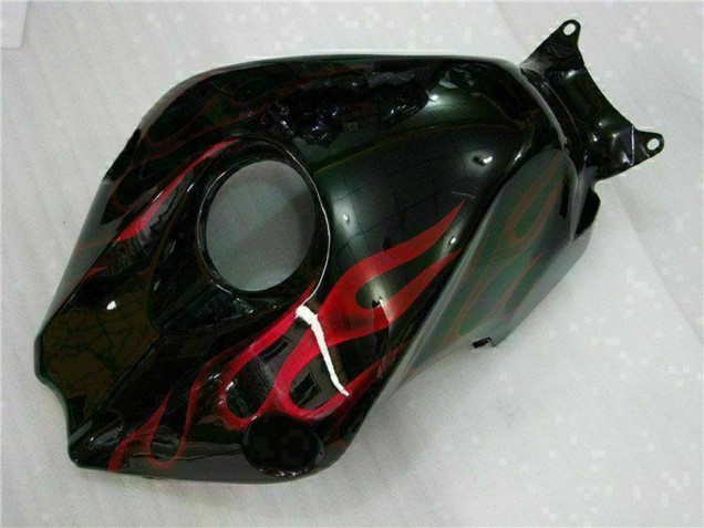 2008-2011 Glossy Black Red Flame Honda CBR1000RR Motorcycle Fairing Kits Australia