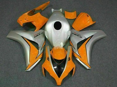2008-2011 Silver Orange Honda CBR1000RR Motorcycle Fairings Australia